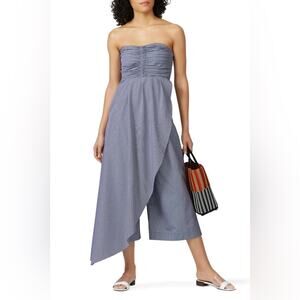 TEIJA Wrap Overlay Ruched Bodice Jumpsuit 2
